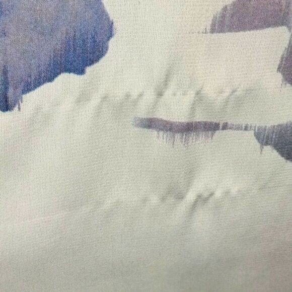 Kay Celine Womens Abstract Multicolor Sleeveless Sheer Silk Blend Top sz M - Picture 14 of 14